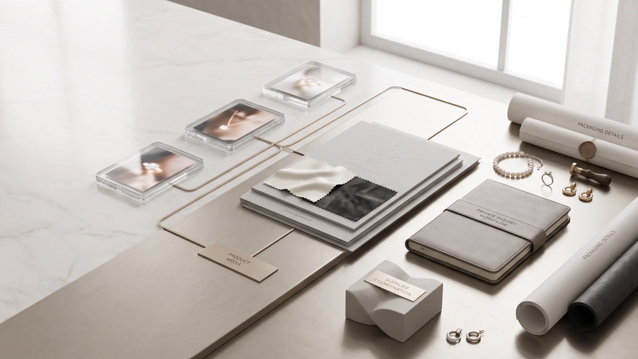 Physical jewelry operating layer