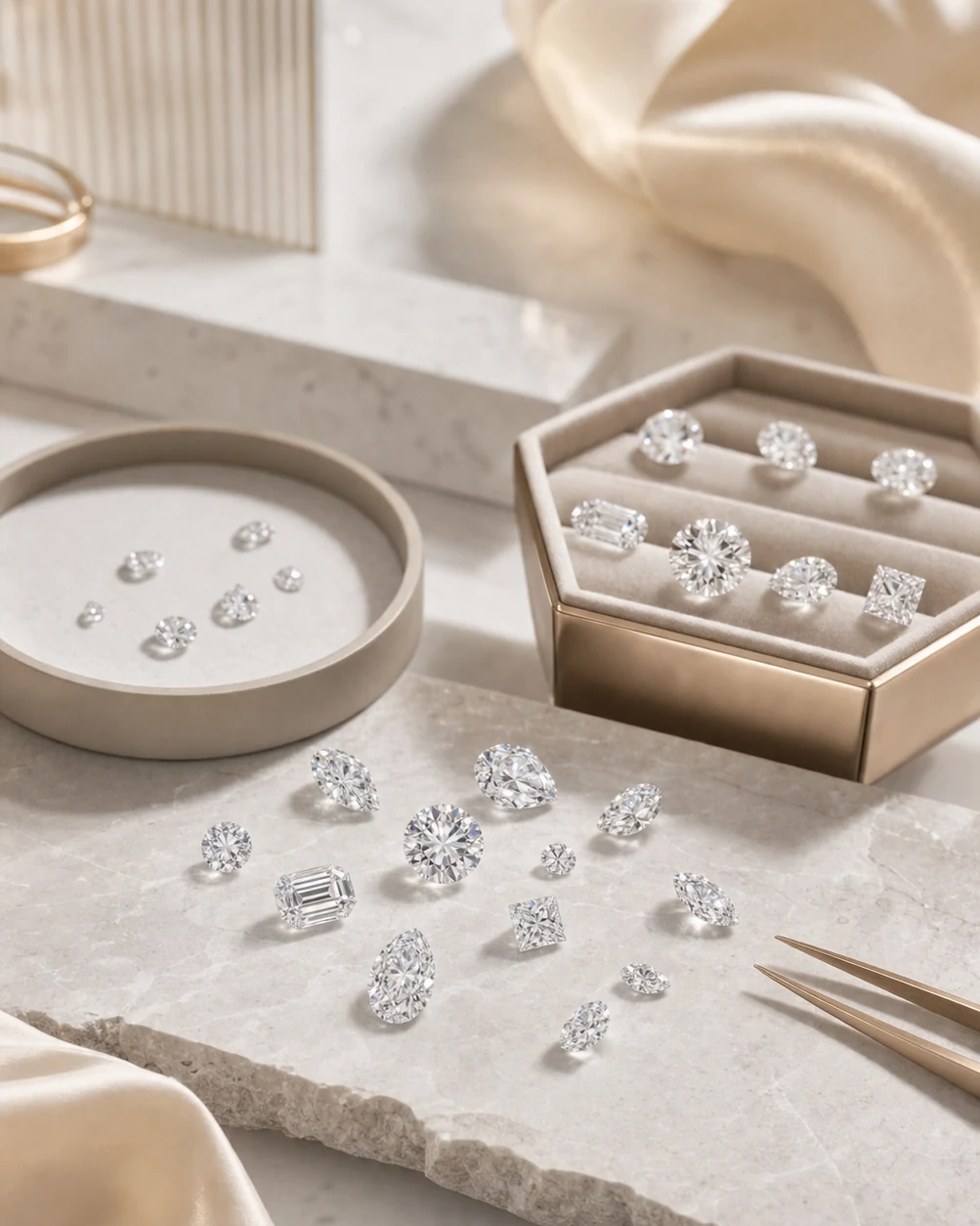 Loose lab-grown diamonds category