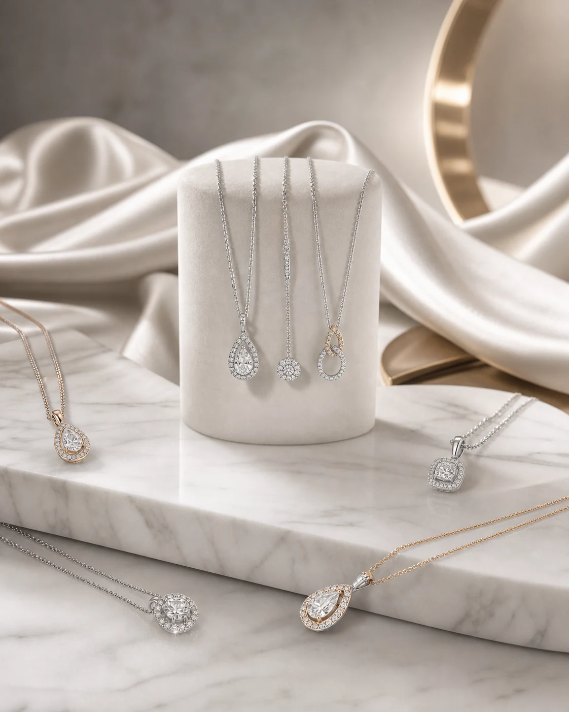Fine jewelry necklaces category